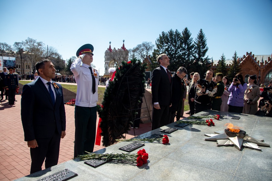 Благовещенцы почтили память героев Великой Отечественной войны в ходе церемониала