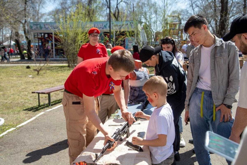 9 мая в Городском парке культуры и отдыха развернулся Парк Победы⠀