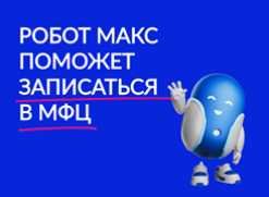 Амурчане теперь могут записаться в МФЦ через робота Макса на «Госуслугах» ﻿