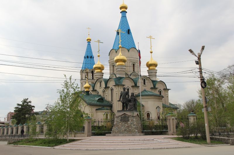Панорама: Кафедральный собор Благовещения Пресвятой Богородицы, православный хра