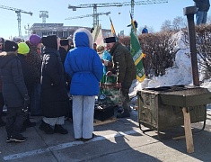 "Широкая Масленица" на площади Общественно-культурного центра (02.03.2025)