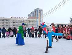 Рождественские забавы на площади Ленина (06.01.25)