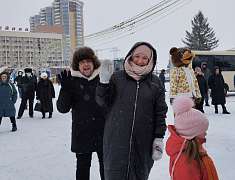 Рождественские забавы на площади Ленина (06.01.25)