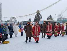 Рождественские забавы на площади Ленина (06.01.25)