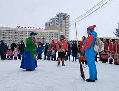 Рождественские забавы на площади Ленина (06.01.25)