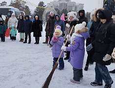 Рождественские забавы на площади Ленина (06.01.25)