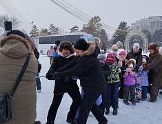 Рождественские забавы на площади Ленина (06.01.25)
