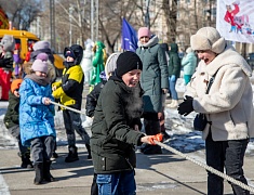 "Широкая Масленица" на площади Общественно-культурного центра (02.03.2025)