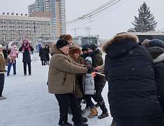 Рождественские забавы на площади Ленина (06.01.25)