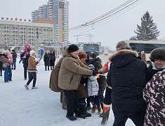 Рождественские забавы на площади Ленина (06.01.25)