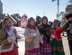 "Широкая Масленица" на площади Общественно-культурного центра (02.03.2025)