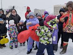 Рождественские забавы на площади Ленина (06.01.25)