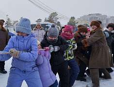 Рождественские забавы на площади Ленина (06.01.25)
