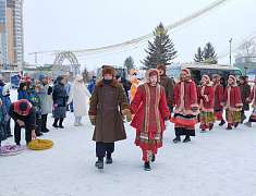 Рождественские забавы на площади Ленина (06.01.25)