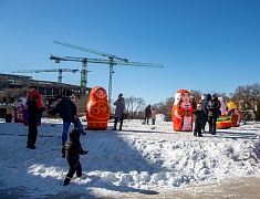 "Широкая Масленица" на площади Общественно-культурного центра (02.03.2025)
