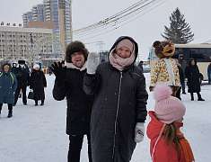 Рождественские забавы на площади Ленина (06.01.25)