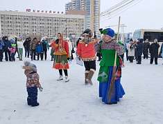Рождественские забавы на площади Ленина (06.01.25)