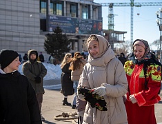 "Широкая Масленица" на площади Общественно-культурного центра (02.03.2025)