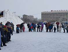 Рождественские забавы на площади Ленина (06.01.25)