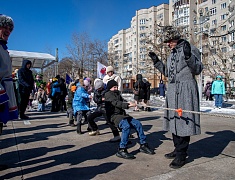 "Широкая Масленица" на площади Общественно-культурного центра (02.03.2025)