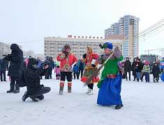 Рождественские забавы на площади Ленина (06.01.25)