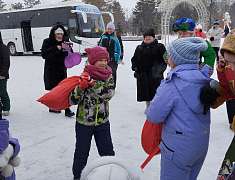 Рождественские забавы на площади Ленина (06.01.25)