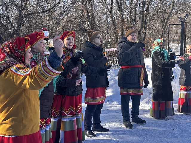 Жители сельских территорий городского округа присоединились к празднованию Масленицы