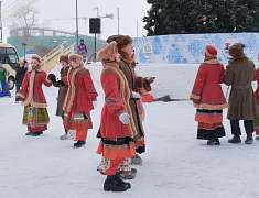 Рождественские забавы на площади Ленина (06.01.25)