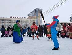 Рождественские забавы на площади Ленина (06.01.25)