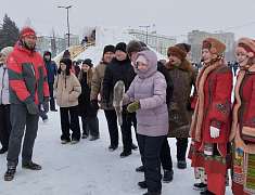 Рождественские забавы на площади Ленина (06.01.25)