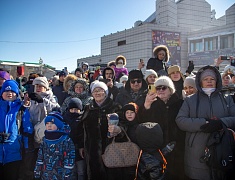 "Широкая Масленица" на площади Общественно-культурного центра (02.03.2025)