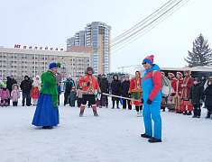 Рождественские забавы на площади Ленина (06.01.25)