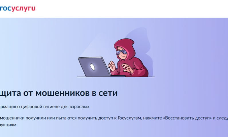На Госуслугах запущен сервис в формате «жизненной ситуации» — «Защита от мошенников в сети»