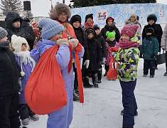 Рождественские забавы на площади Ленина (06.01.25)