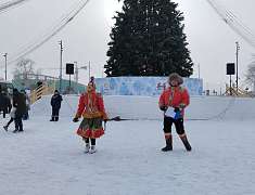 Рождественские забавы на площади Ленина (06.01.25)
