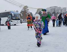 Рождественские забавы на площади Ленина (06.01.25)