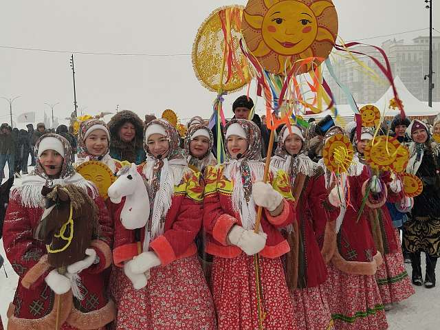 В Благовещенске с большим размахом отпраздновали Масленицу