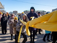 "Широкая Масленица" на площади Общественно-культурного центра (02.03.2025)