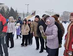 Рождественские забавы на площади Ленина (06.01.25)