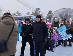 Рождественские забавы на площади Ленина (06.01.25)