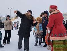 Рождественские забавы на площади Ленина (06.01.25)