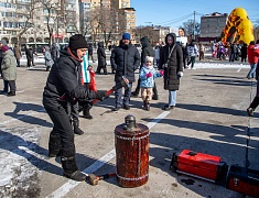 "Широкая Масленица" на площади Общественно-культурного центра (02.03.2025)